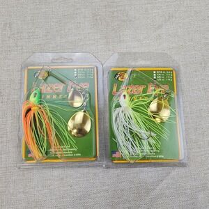 Bass Pro Shops Lazer Eye Spinnerbait Fishing Lure 1/2 oz Firetiger Chart lot